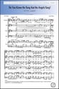 Do You Know the Song the Angels Sang? SATB choral sheet music cover